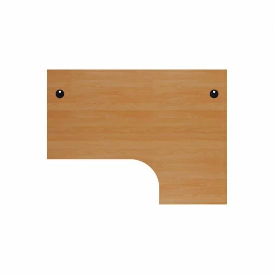 TC Office Start White Cantilever Frame Right Hand Crescent Desk 1800x1200mm 12 TC Office Start White Cantilever Frame Right Hand Crescent Desk 1800x1200mm - Image 10