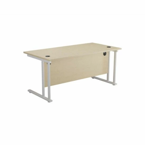 TC Office Start White Cantilever Frame Desk 1600x800mm 11 TC Office Start White Cantilever Frame Desk 1600x800mm - Image 9