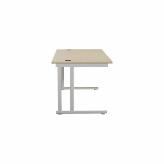 TC Office Start White Cantilever Frame Desk 1800x800mm 12 TC Office Start White Cantilever Frame Desk 1800x800mm - Image 10