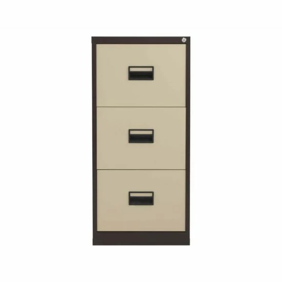 TC Office Talos Steel Deluxe 3 Drawer Filing Cabinet 7 TC Office Talos Steel Deluxe 3 Drawer Filing Cabinet - Image 5