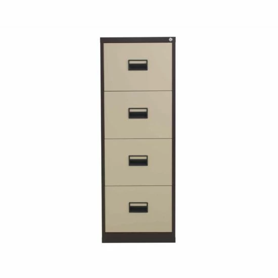 TC Office Talos Steel Deluxe 4 Drawer Filing Cabinet 6 TC Office Talos Steel Deluxe 4 Drawer Filing Cabinet - Image 4