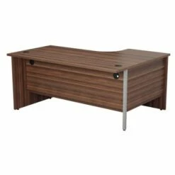 TC Office Left Hand Crescent Desk With Panel End Legs 1600 X 1200mm -office furniture shop 1096070212 1