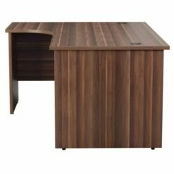 TC Office Left Hand Crescent Desk With Panel End Legs 1600 X 1200mm -office furniture shop 1096070212 3