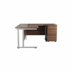 TC Office Start Silver Cantilever Frame Left Hand Crescent Desk With High Pedestal 1800x1200mm 16 TC Office Start Silver Cantilever Frame Left Hand Crescent Desk With High Pedestal 1800x1200mm -office furniture shop 1096070218 1