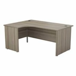 TC Office Left Hand Crescent Desk With Panel End Legs 1600 X 1200mm -office furniture shop 1096070293