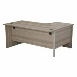 TC Office Left Hand Crescent Desk With Panel End Legs 1600 X 1200mm -office furniture shop 1096070293 1