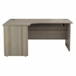 TC Office Left Hand Crescent Desk With Panel End Legs 1600 X 1200mm -office furniture shop 1096070293 2