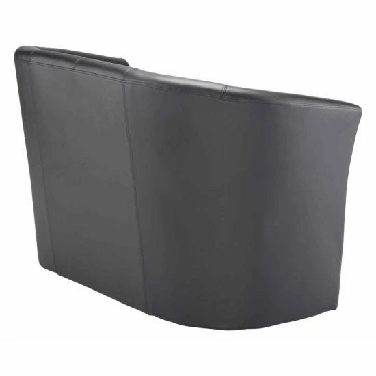 TC Office Tub 2 Seater Leather Look Reception Sofa 5 TC Office Tub 2 Seater Leather Look Reception Sofa - Image 3
