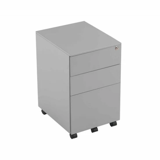TC Office Talos Steel 3 Drawer Mobile Pedestal With Filing Drawer 5 TC Office Talos Steel 3 Drawer Mobile Pedestal With Filing Drawer - Image 3