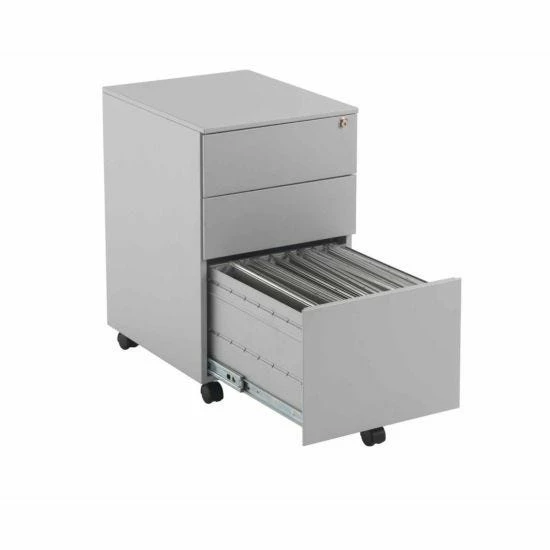 TC Office Talos Steel 3 Drawer Mobile Pedestal With Filing Drawer 9 TC Office Talos Steel 3 Drawer Mobile Pedestal With Filing Drawer - Image 7