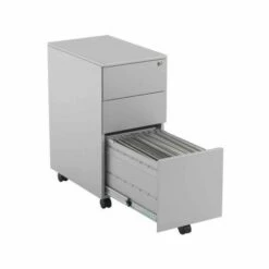 TC Office Talos Steel Slimline 3 Drawer Mobile Pedestal With Filing Drawer 17 TC Office Talos Steel Slimline 3 Drawer Mobile Pedestal With Filing Drawer -office furniture shop 1096070366 2
