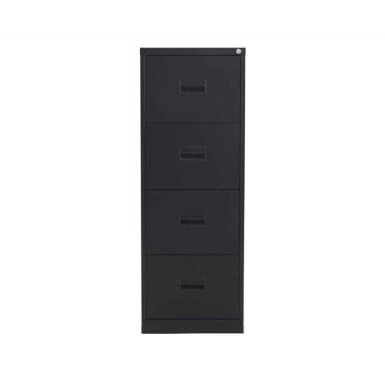 TC Office Talos Steel Deluxe 4 Drawer Filing Cabinet 4 TC Office Talos Steel Deluxe 4 Drawer Filing Cabinet - Image 2