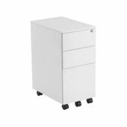 TC Office Talos Steel Slimline 3 Drawer Mobile Pedestal With Filing Drawer 20 TC Office Talos Steel Slimline 3 Drawer Mobile Pedestal With Filing Drawer -office furniture shop 1096070477