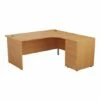 TC Office Right Hand Crescent Desk With Panel End Legs And Pedestal 1600 X 1200mm 1 TC Office Right Hand Crescent Desk With Panel End Legs And Pedestal 1600 X 1200mm -office furniture shop 1096070495