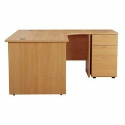 TC Office Right Hand Crescent Desk With Panel End Legs And Pedestal 1600 X 1200mm 18 TC Office Right Hand Crescent Desk With Panel End Legs And Pedestal 1600 X 1200mm -office furniture shop 1096070495 1