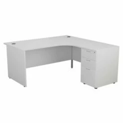 TC Office Right Hand Crescent Desk With Panel End Legs And Pedestal 1600 X 1200mm 21 TC Office Right Hand Crescent Desk With Panel End Legs And Pedestal 1600 X 1200mm -office furniture shop 1096070499