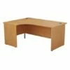 TC Office Left Hand Crescent Desk With Panel End Legs 1800 X 1200mm -office furniture shop 1096070501