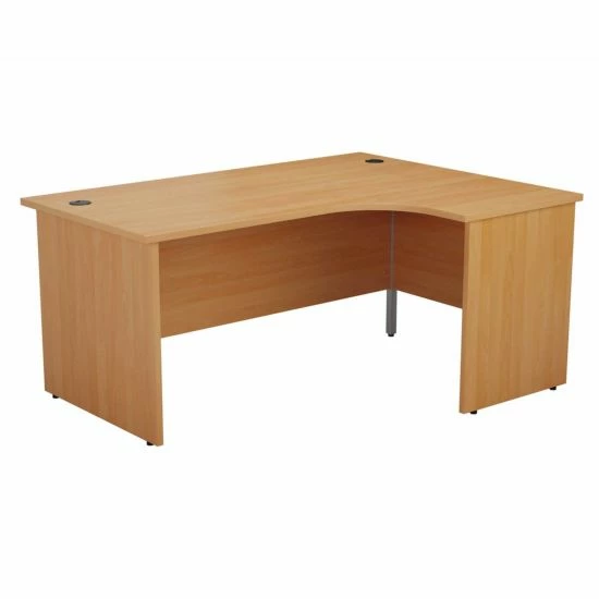 TC Office Right Hand Crescent Desk With Panel End Legs And Pedestal 1800 X 1200mm 4 TC Office Right Hand Crescent Desk With Panel End Legs And Pedestal 1800 X 1200mm - Image 2