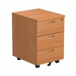 TC Office 3 Drawer Mobile Pedestal Height 595mm