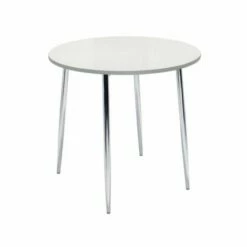 TC Office Ellipse Circular Table With Chrome Legs 800mm -office furniture shop 1096070535