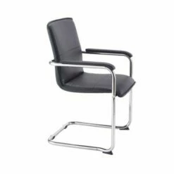 TC Office Pavia Leather Meeting Chair With Padded Arms -office furniture shop 1096070536 2