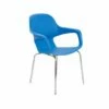 TC Office Ariel 2 Chrome Round Leg Stackable Chair -office furniture shop 1096070637