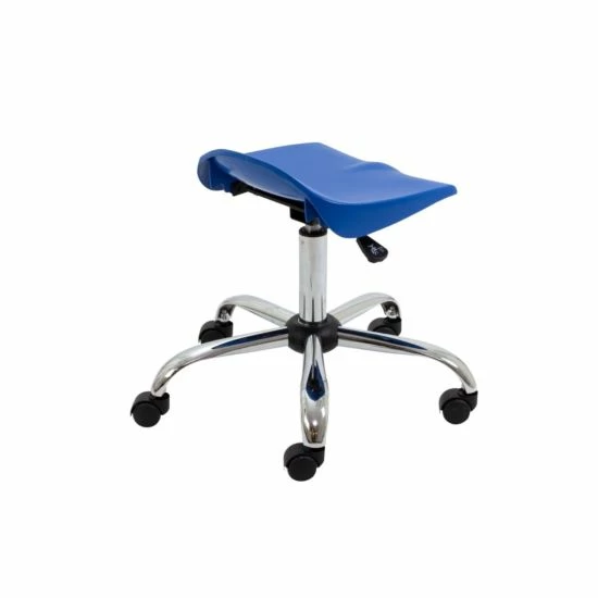 TC Office Titan Swivel Senior Stool With Castors 465-555mm 8 TC Office Titan Swivel Senior Stool With Castors 465-555mm - Image 6