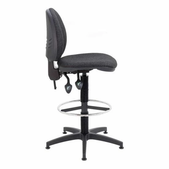 TC Office Concept Mid Back Chair With Fixed Foot Ring 6 TC Office Concept Mid Back Chair With Fixed Foot Ring - Image 4