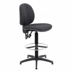 TC Office Concept Mid Back Chair With Fixed Foot Ring