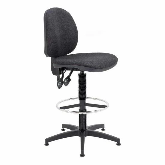TC Office Concept Mid Back Chair With Fixed Foot Ring 3 TC Office Concept Mid Back Chair With Fixed Foot Ring