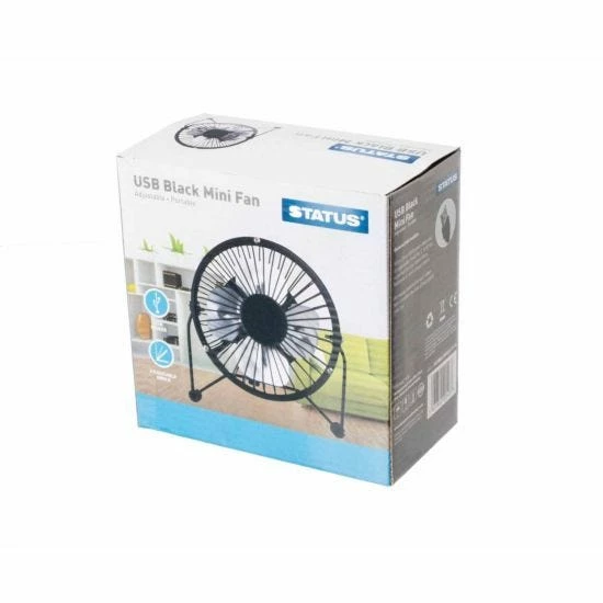 Status Portable 4 Inch USB Mini Desk Fan 4 Status Portable 4 Inch USB Mini Desk Fan - Image 2