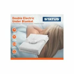 Status Double Bed Electric Under Blanket In White