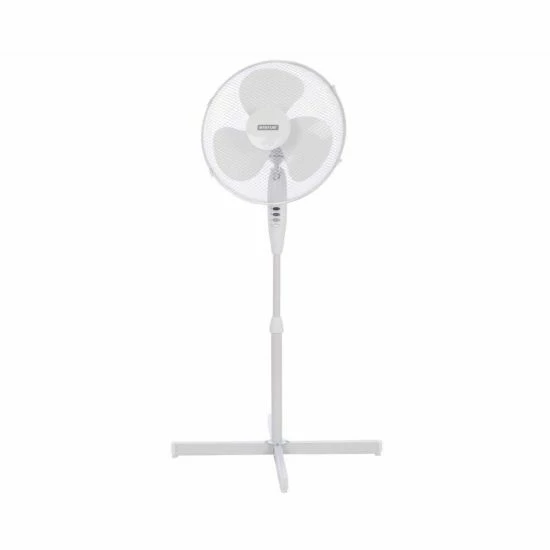 Status 16 Inch White Standing Fan With 3 Speed Settings 3 Status 16 Inch White Standing Fan With 3 Speed Settings