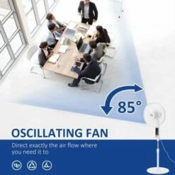 54 Inch Pedestal Fan -office furniture shop 1223060005 4