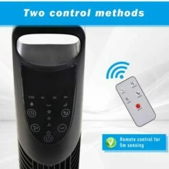 78.5cm Oscillation Tower Fan In Black -office furniture shop 1223060008 5