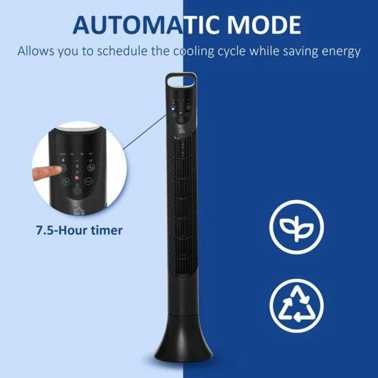 LED 36 Inch Tower Fan In Black 5 LED 36 Inch Tower Fan In Black - Image 3