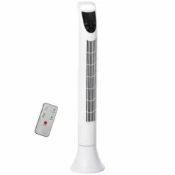 LED 36 Inch Tower Fan In White