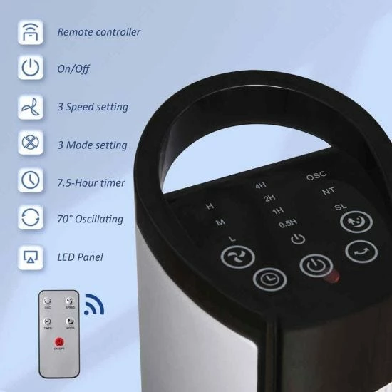 LED Tower Fan 10 LED Tower Fan - Image 8