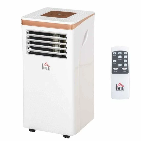 10000 BTU Portable Air Conditioner In White And Gold 3 10000 BTU Portable Air Conditioner In White And Gold