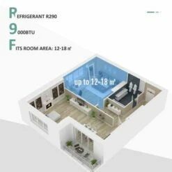 9000 BTU Portable Air Conditioner In White 18 9000 BTU Portable Air Conditioner In White -office furniture shop 1223070012 6