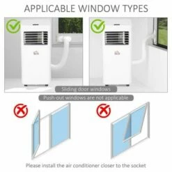 10000 BTU Portable Air Conditioner In White 14 10000 BTU Portable Air Conditioner In White -office furniture shop 1223070013 4