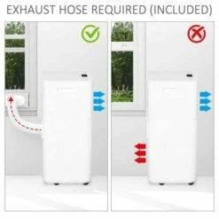 10000 BTU Portable Air Conditioner In White 15 10000 BTU Portable Air Conditioner In White -office furniture shop 1223070013 5