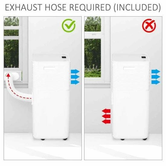 10000 BTU Portable Air Conditioner In White 7 10000 BTU Portable Air Conditioner In White - Image 5