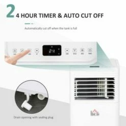 10000 BTU Portable Air Conditioner In White 16 10000 BTU Portable Air Conditioner In White -office furniture shop 1223070013 7