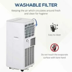 5000 BTU Portable Air Conditioner In White 14 5000 BTU Portable Air Conditioner In White -office furniture shop 1223070017 6