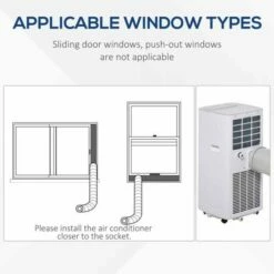 5000 BTU Portable Air Conditioner In White 17 5000 BTU Portable Air Conditioner In White -office furniture shop 1223070017 7
