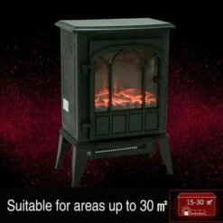 Freestanding Electric Fireplace Heater -office furniture shop 1223090219 5