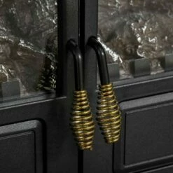 Freestanding Electric Fireplace Stove With LED Fire Flame Effect -office furniture shop 1223090227 8