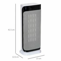 HOMCOM Oscillating Ceramic Space Heater With Remote Control 13 HOMCOM Oscillating Ceramic Space Heater With Remote Control -office furniture shop 1223090297 3