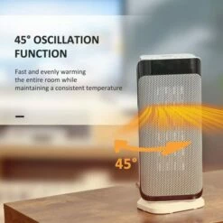 HOMCOM Oscillating Ceramic Space Heater With Remote Control 17 HOMCOM Oscillating Ceramic Space Heater With Remote Control -office furniture shop 1223090297 7